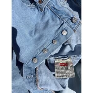 Vintage 1996 Made in USA Levi’s 501 button fly light wash 38x30 R tab 1/10 rare
